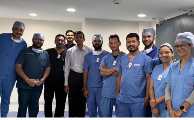 डेढ़ साल के बच्चे का ट्रांसएसोफेजियल इलेक्ट्रोफिजियोलॉजी से सफल इलाज किया गया।