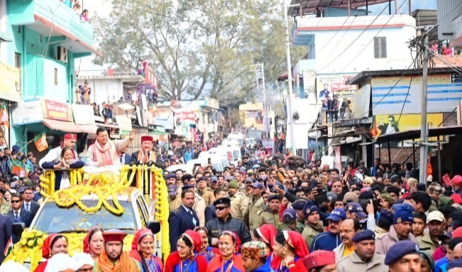 अगस्त्य ऋषि की तपस्थली से सीएम धामी ने किया ₹467 करोड़ 78 लाख की योजनाओं का किया लोकार्पण एवं शिलान्यास