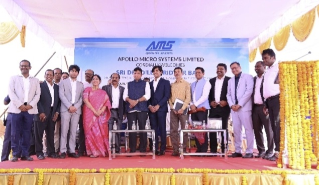 अपोलो माइक्रो सिस्टम्स लिमिटेड ने इंजिनियस डिफेंस सिस्टम के लिए इंटीग्रेटेड प्लांट स्थापित किया