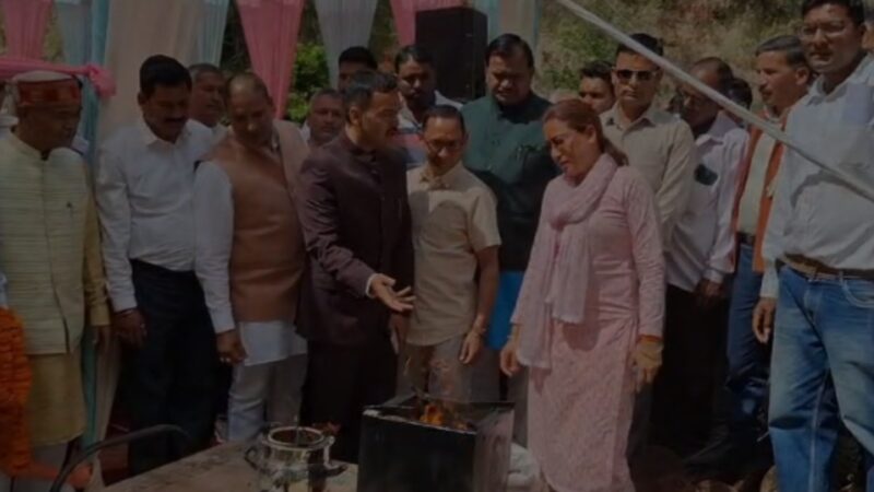 मंत्री रेखा आर्या  ने पड़ोलिया में किया पिरूल आधारित बायोमास प्लांट का शुभारंभ