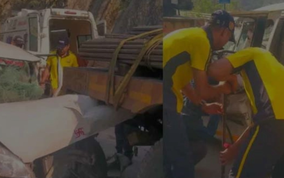 कौड़ियाला में भीषण सड़क हादसा, खड़े ट्रक से टकराई कार, महिला की मौत, सात घायल